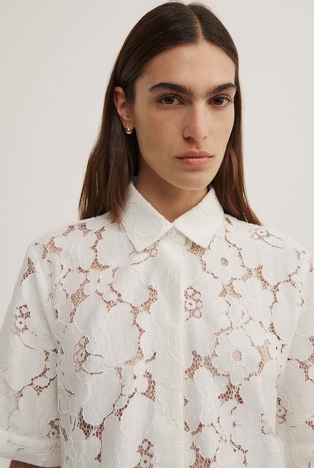 Lace Relaxed Shirt