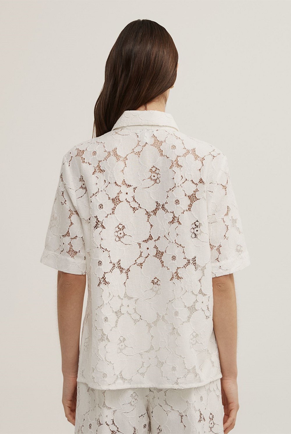 Lace Relaxed Shirt