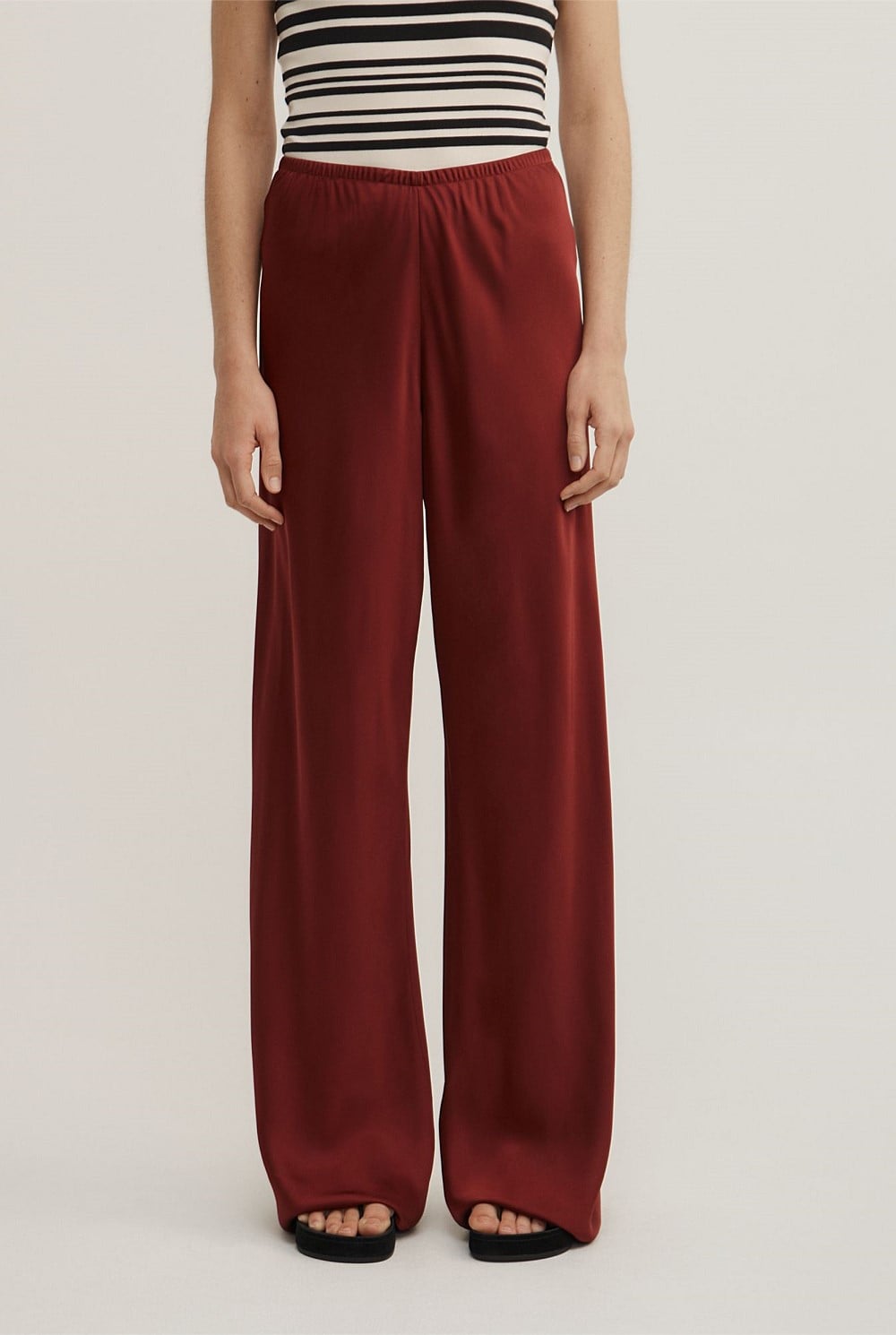 Bias Pull On Pants