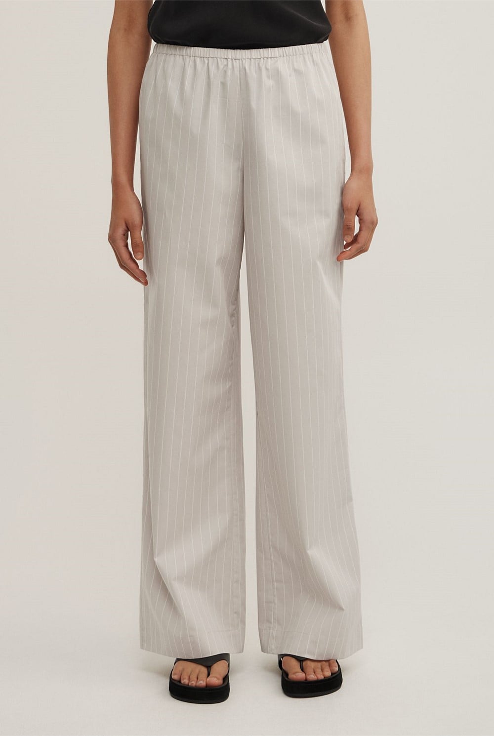 Stripe Pull On Pant