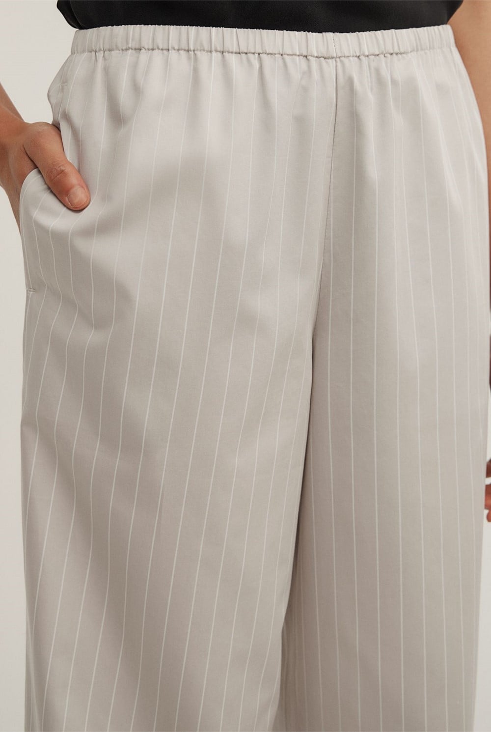 Stripe Pull On Pant
