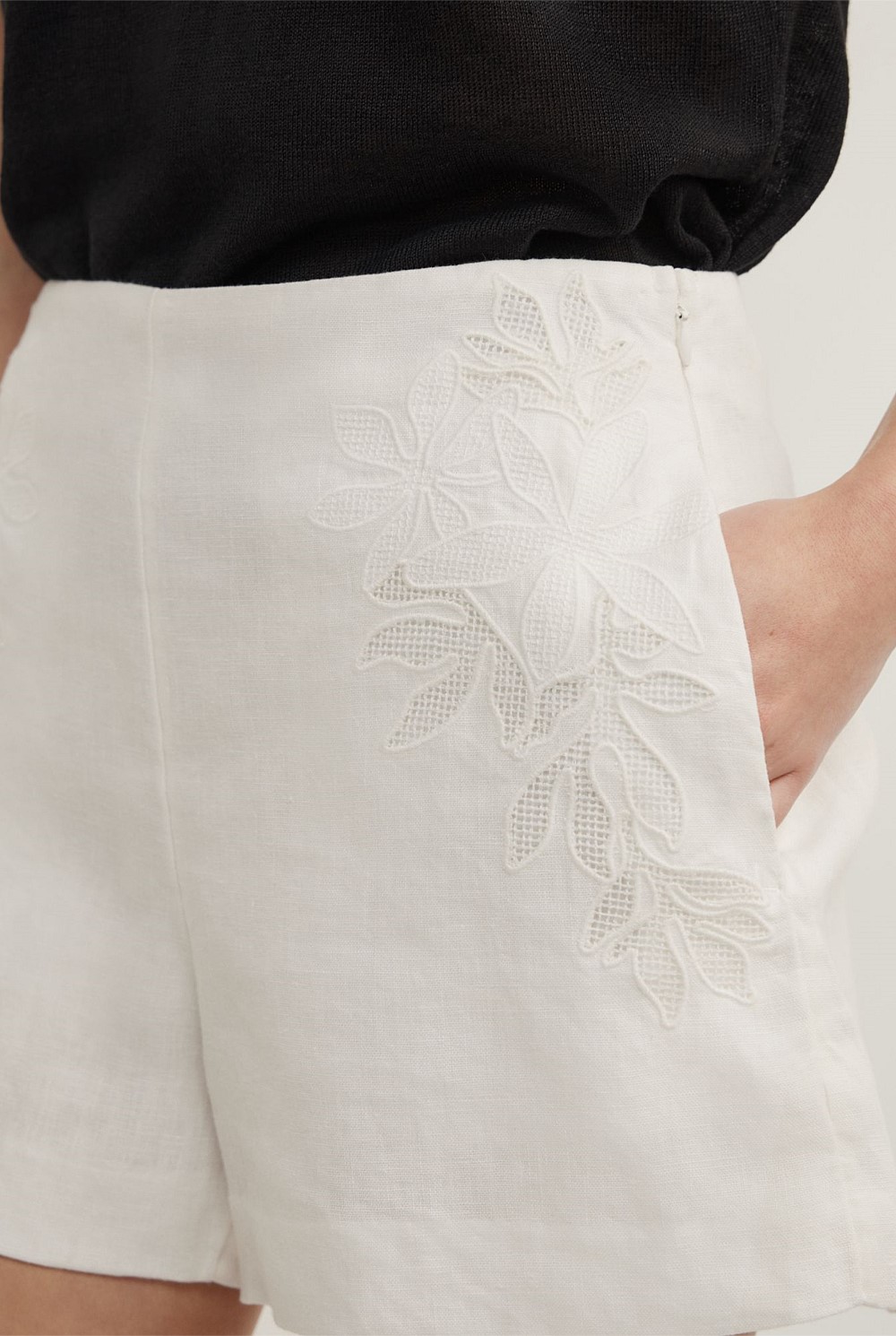 Cutwork Shorts