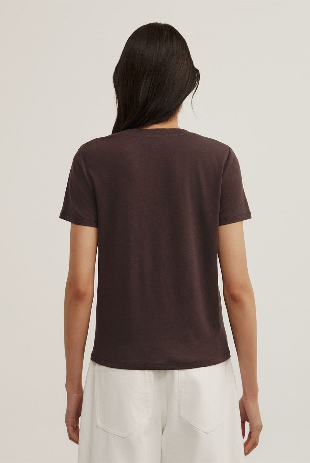 Jersey V-Neck T-Shirt