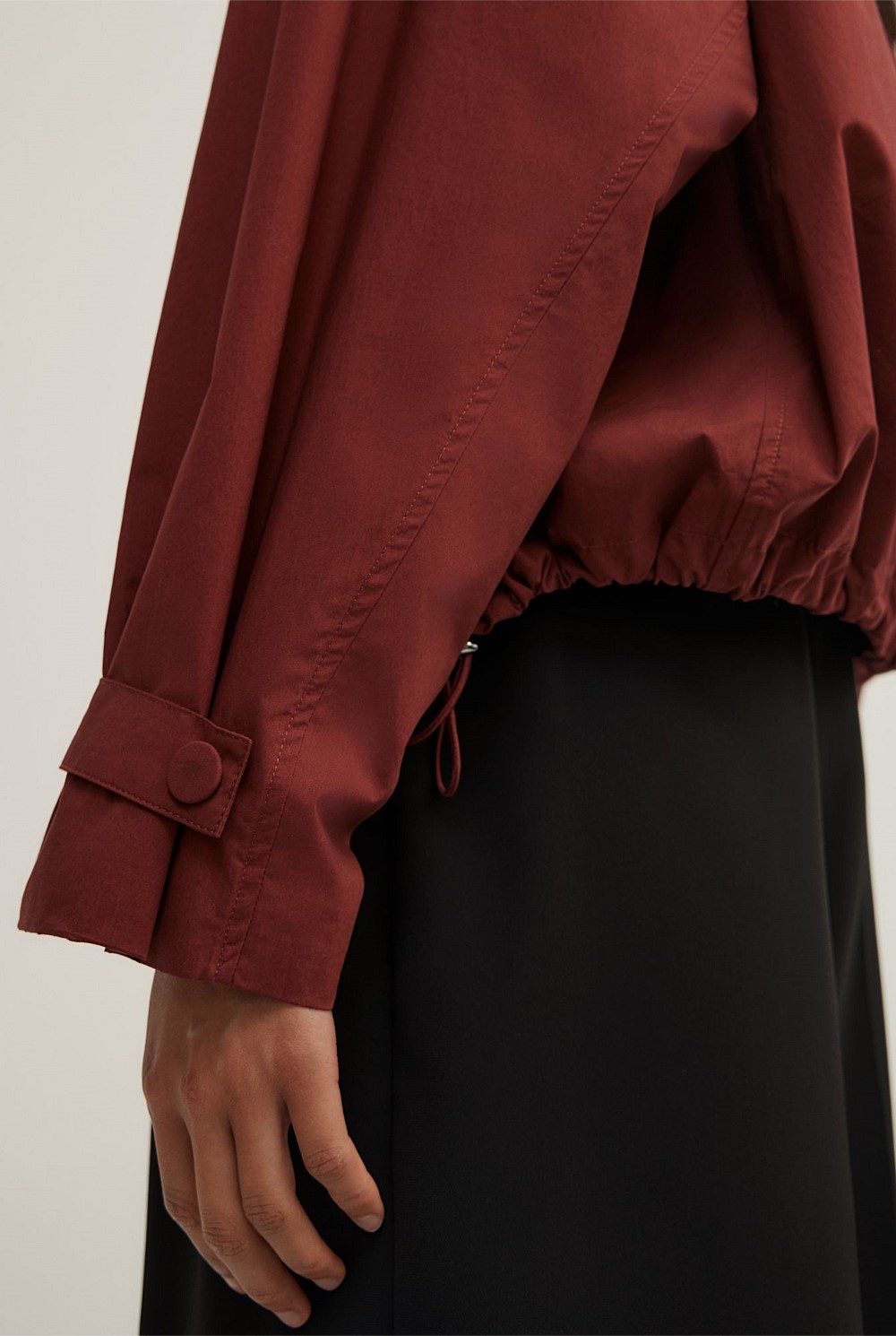 Poplin Funnel Jacket