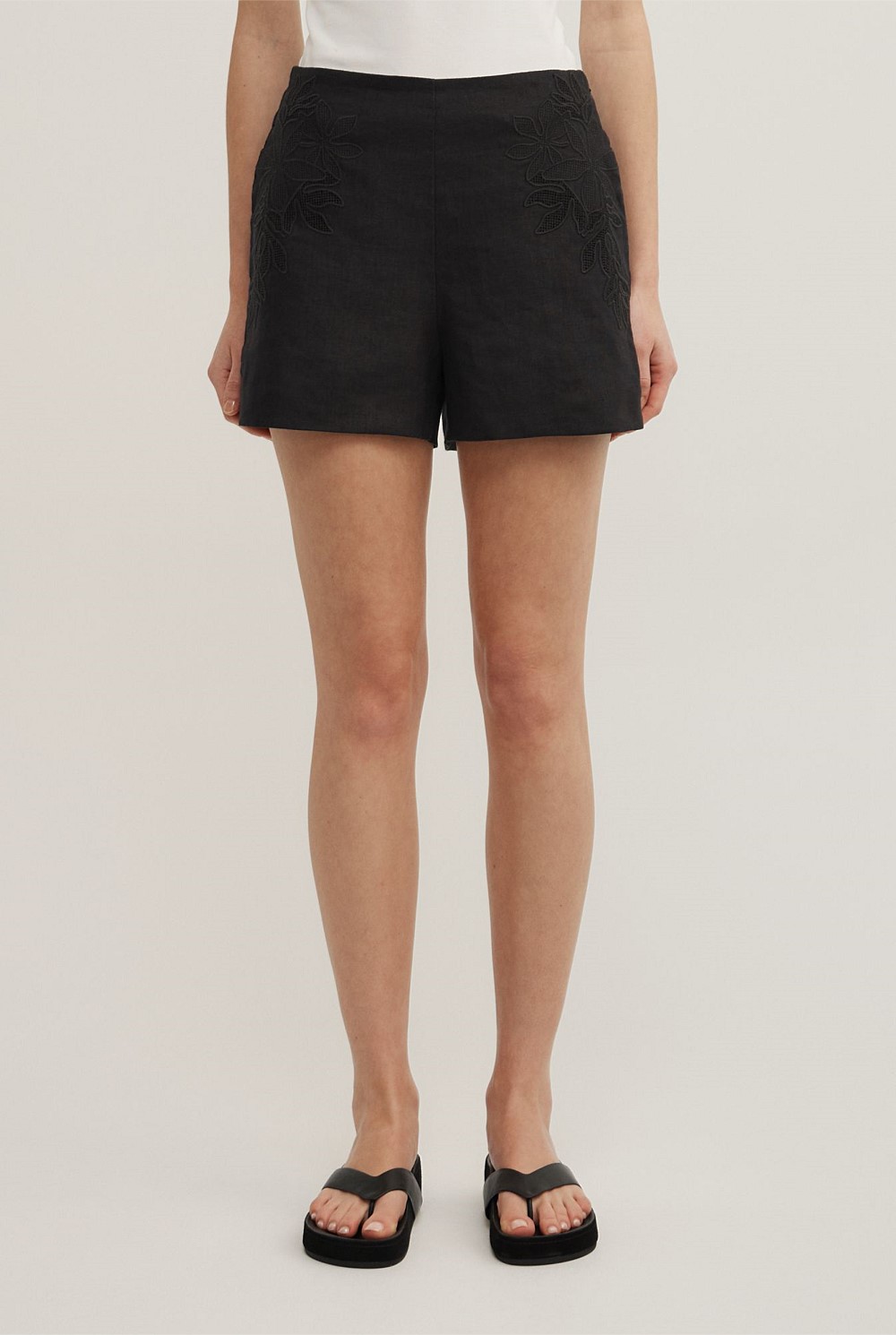 Cutwork Shorts