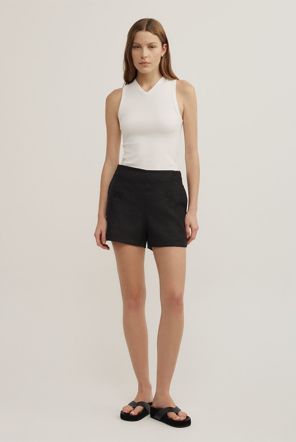 Cutwork Shorts