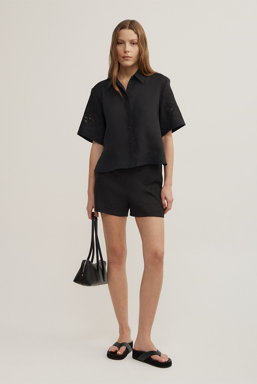 Cutwork Shorts