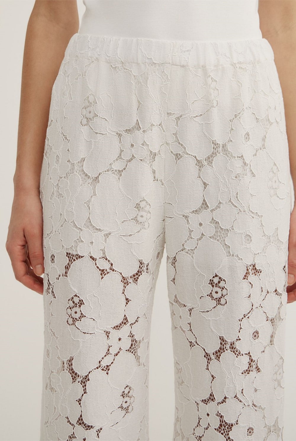 Pull On Lace Pant