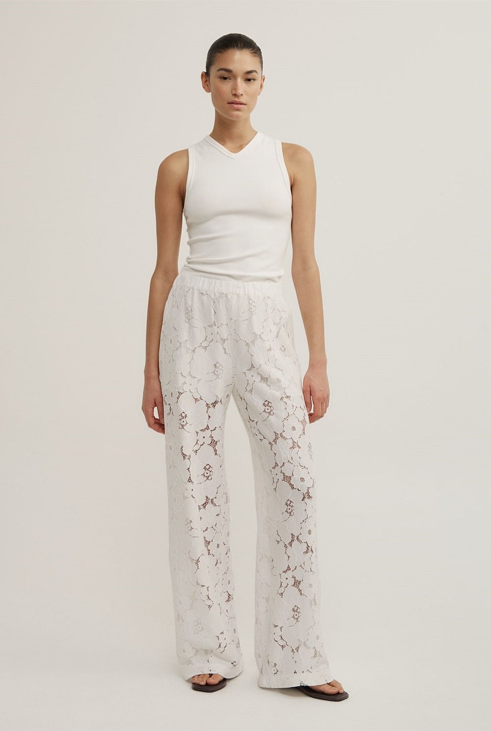 Pull On Lace Pant