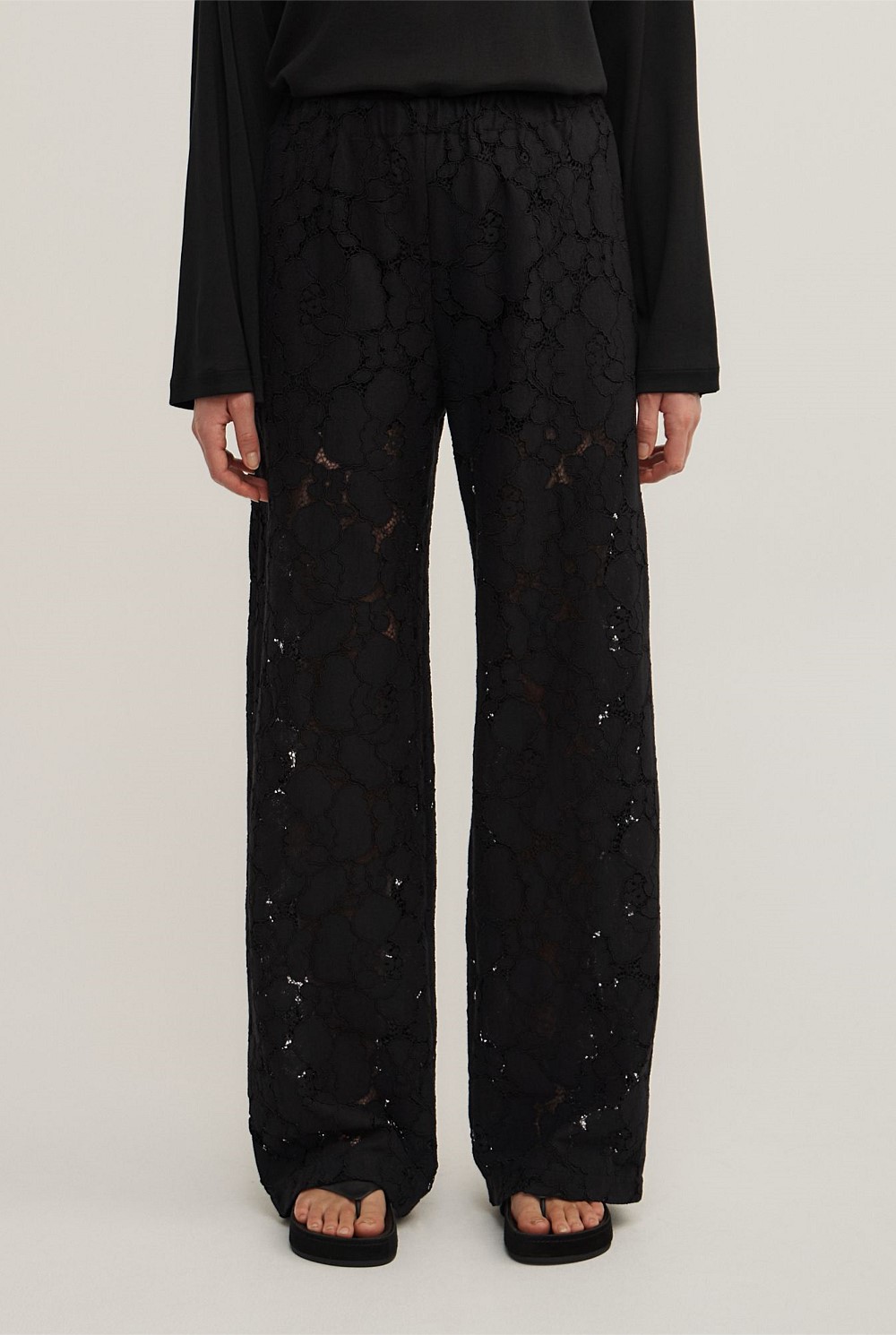 Pull On Lace Pant