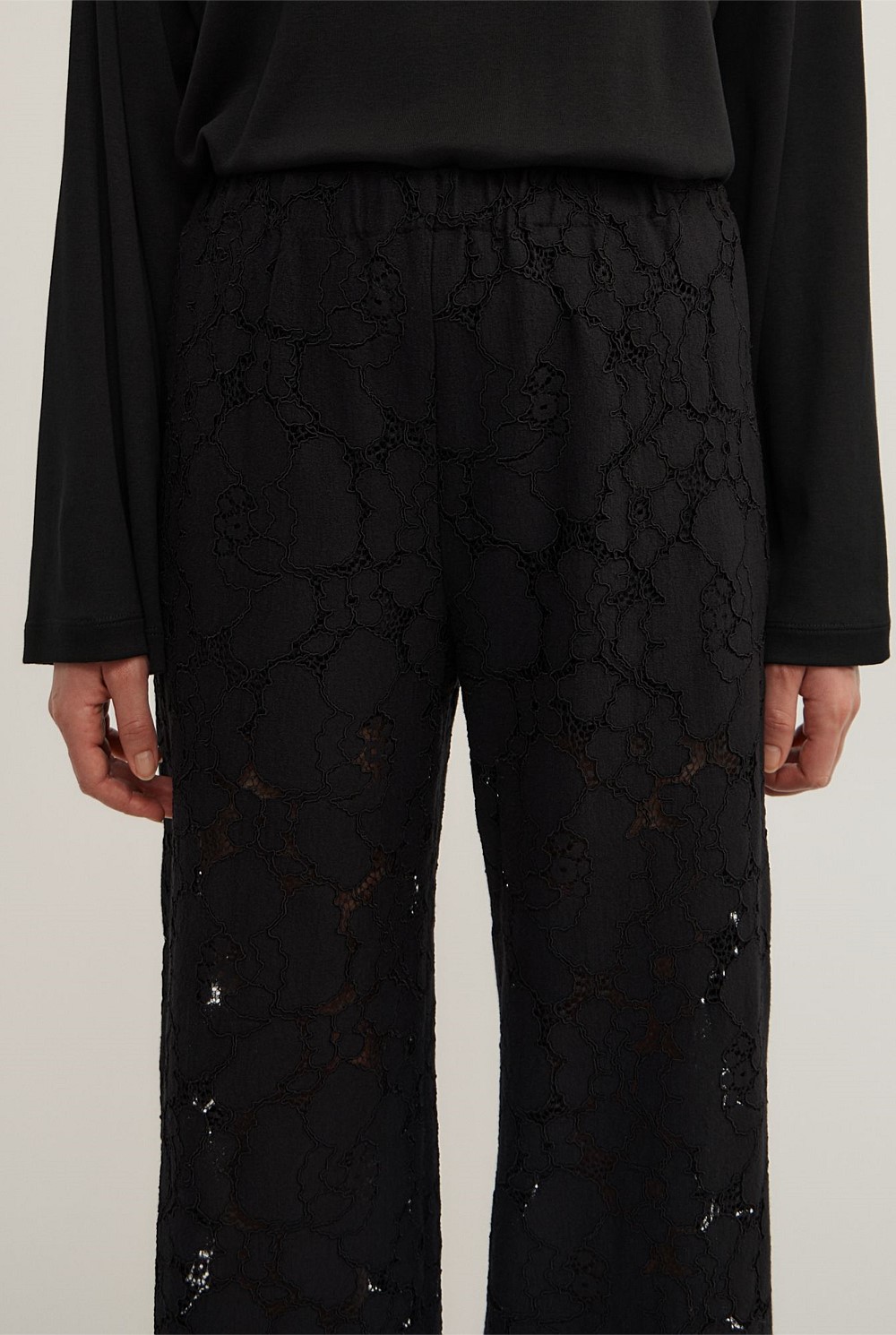 Pull On Lace Pant