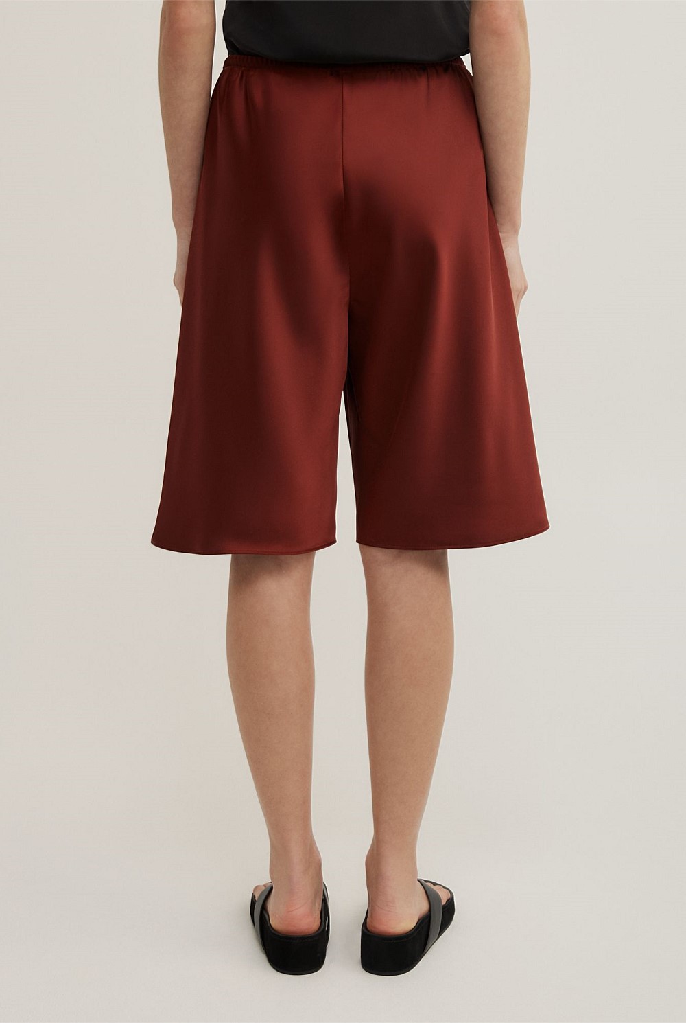 Satin Bermuda Shorts