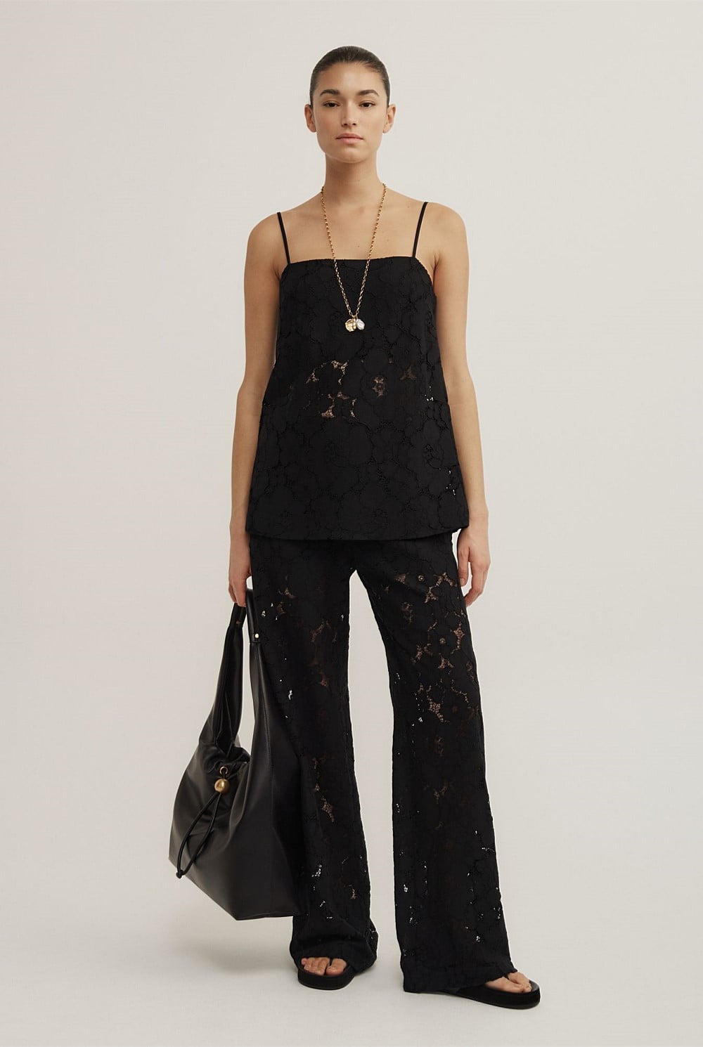 Lace Tie Back Camisole