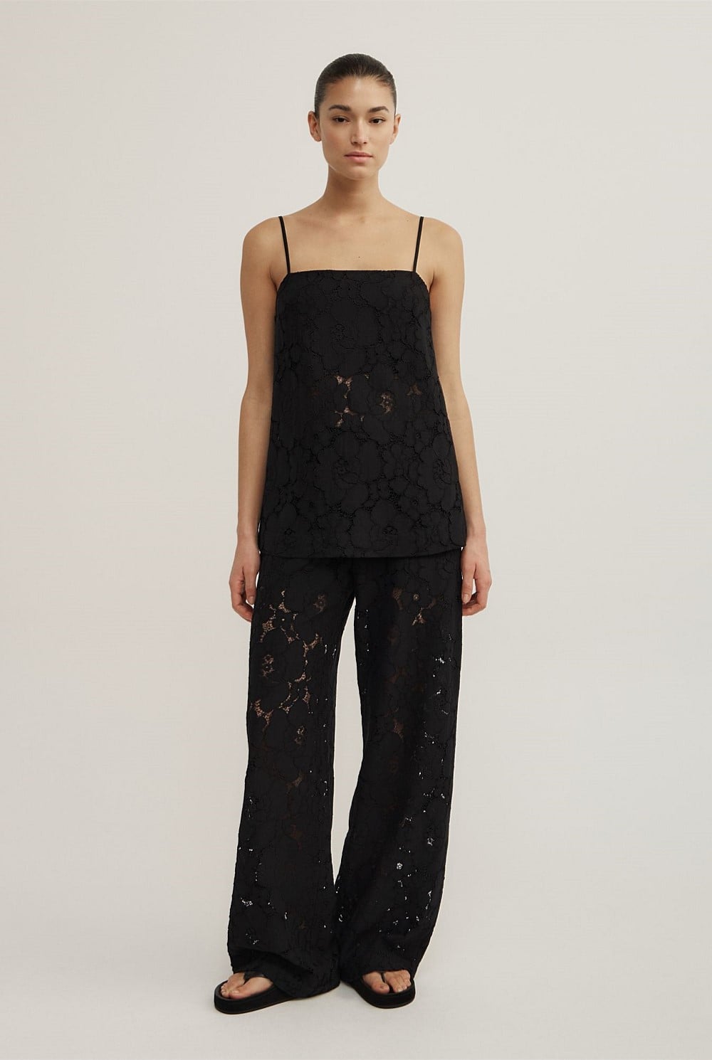 Lace Tie Back Camisole