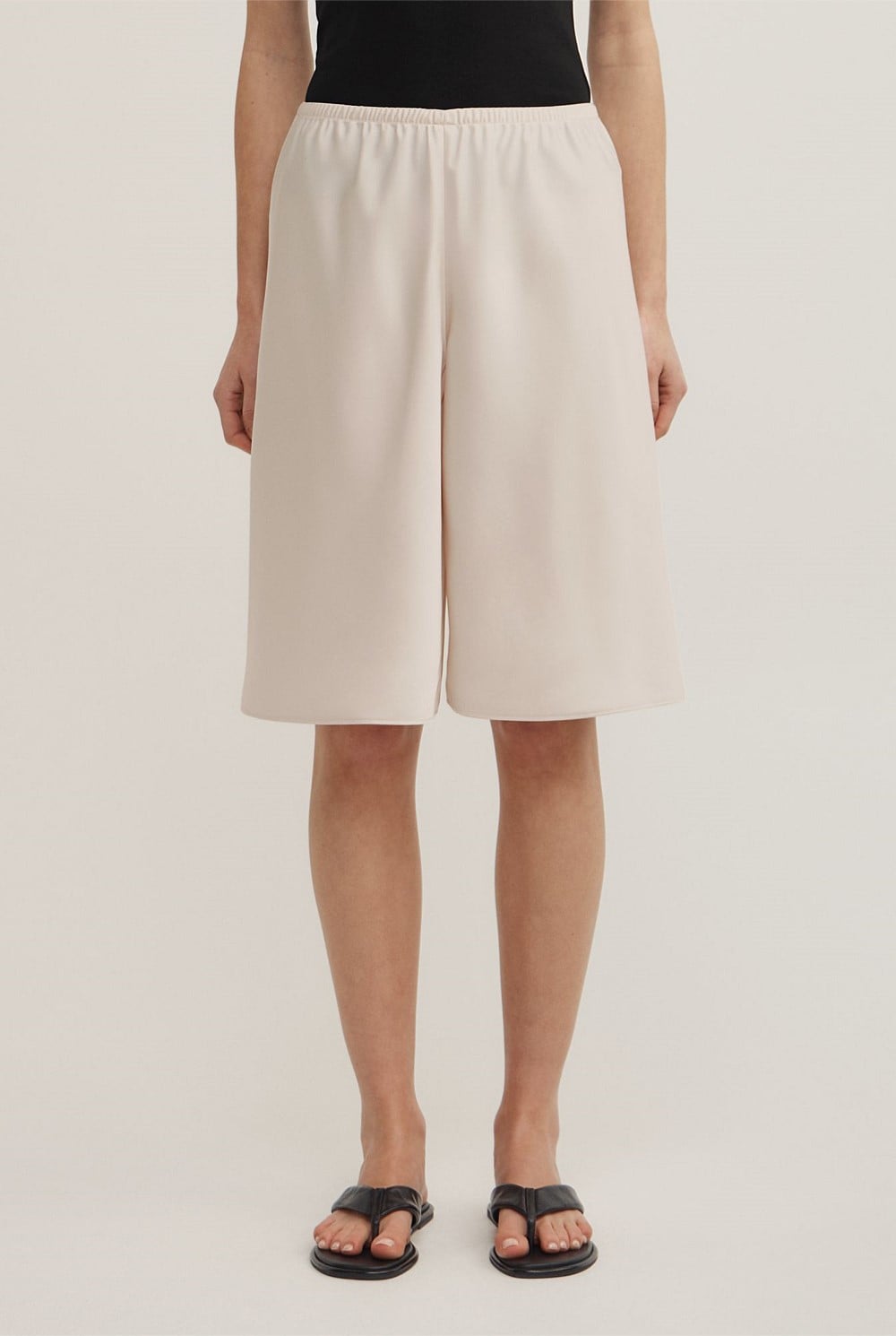 Satin Bermuda Shorts