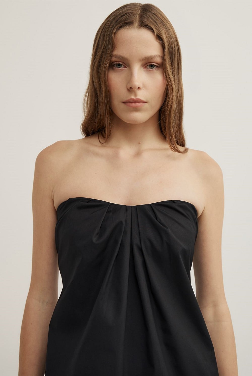 Gathered Bandeau Top