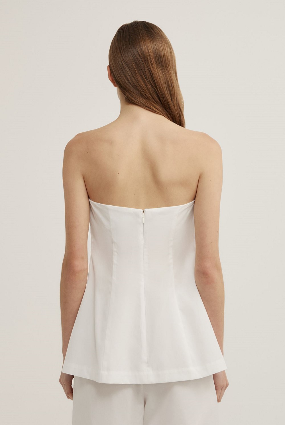 Gathered Bandeau Top