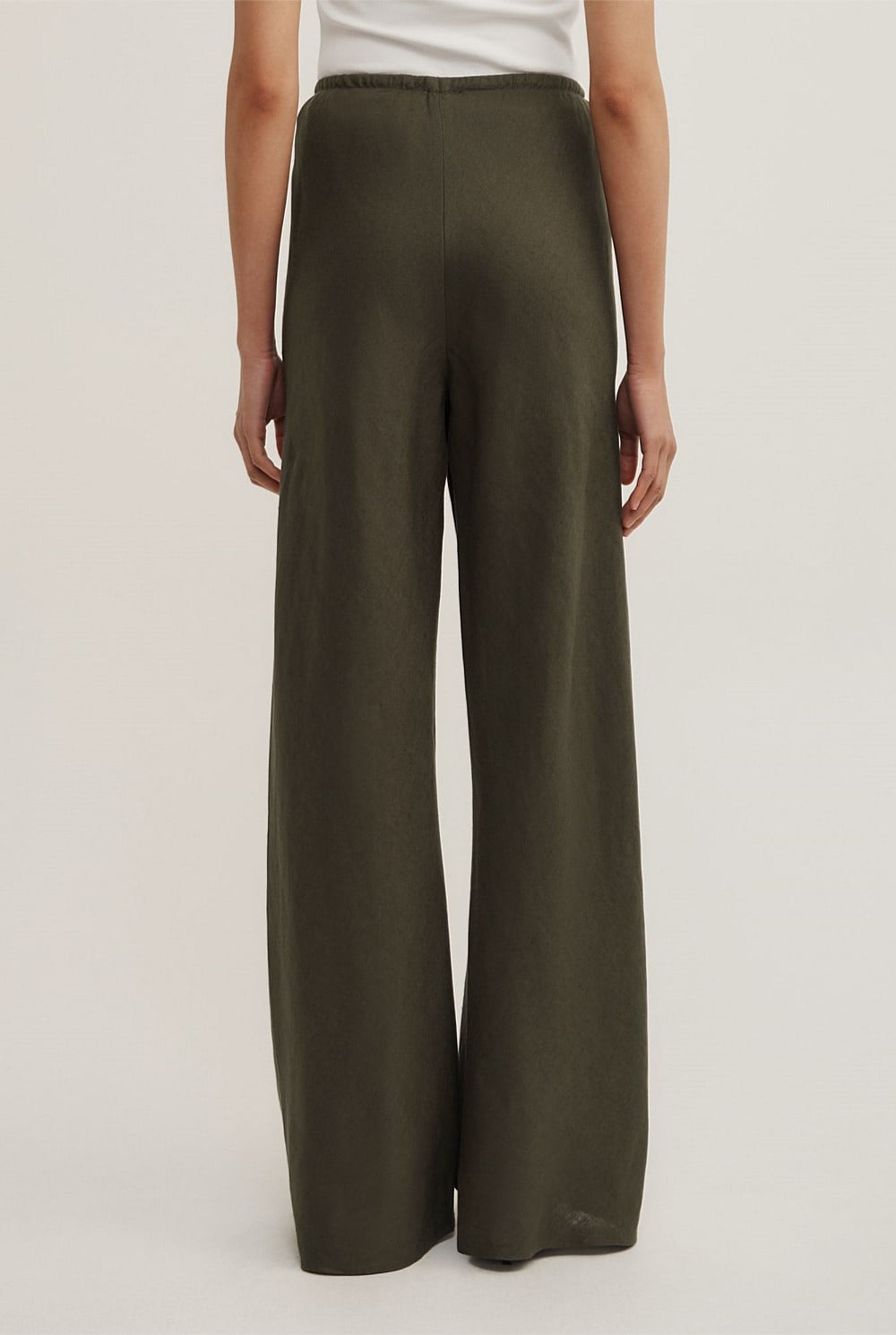 Bias Linen Pants