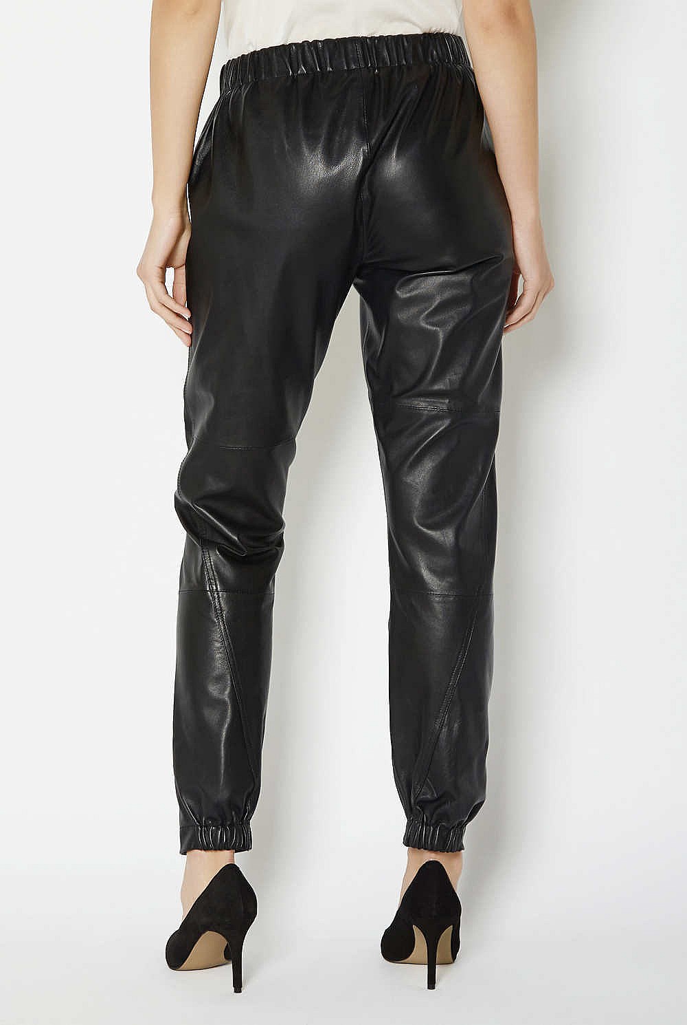 Leather Jogger
