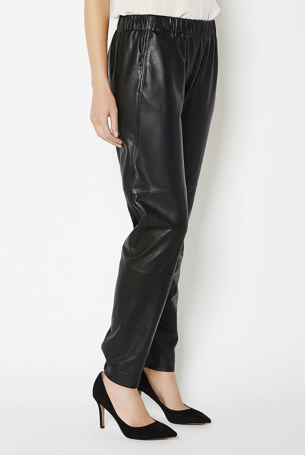 Leather Jogger