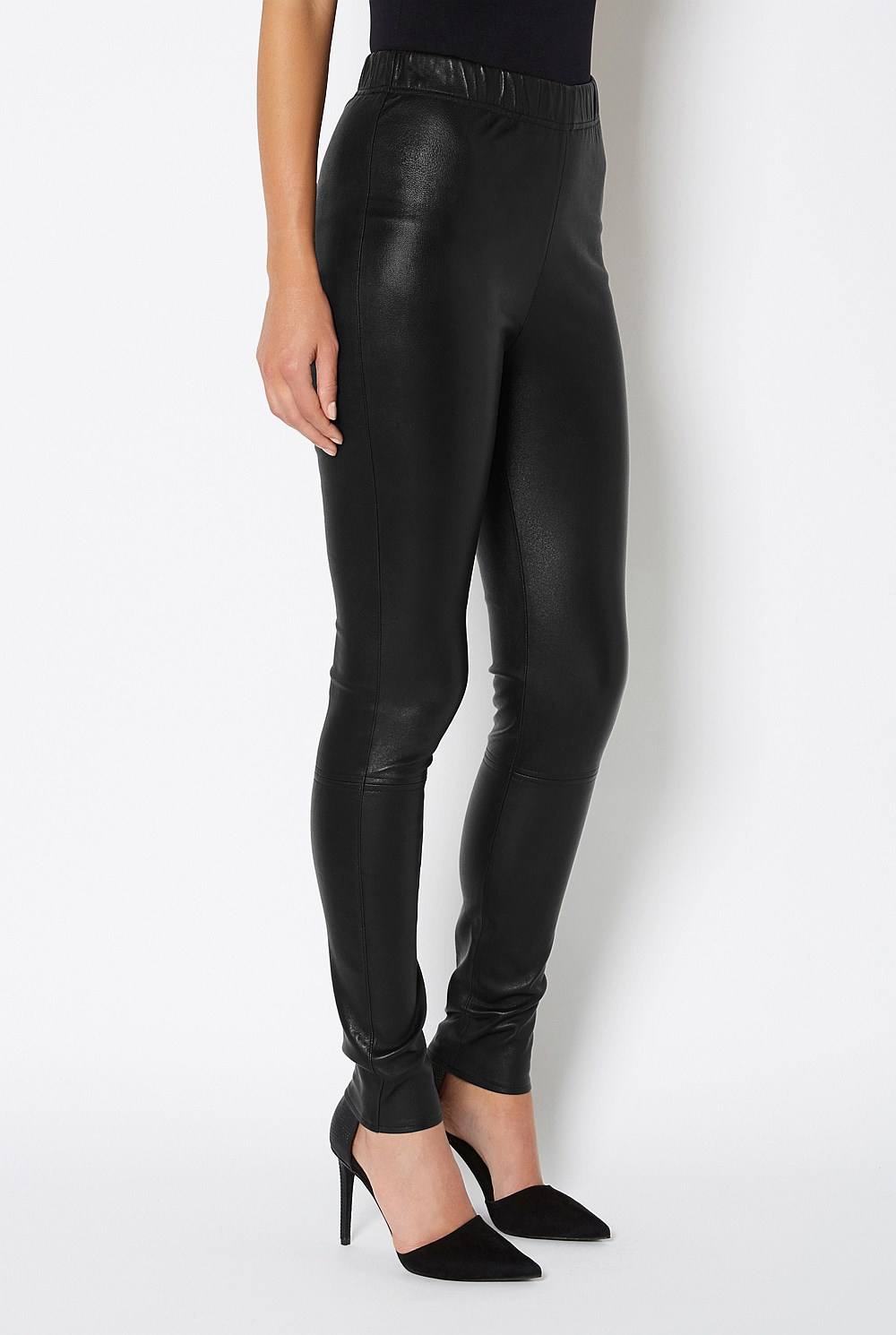 Stretch Leather Pant