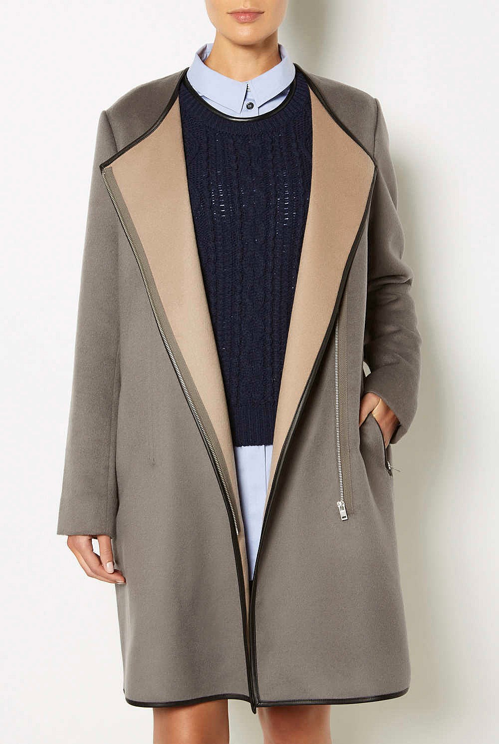 Contrast Coat