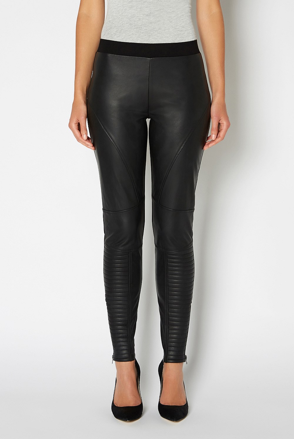 Leather Front Ponte