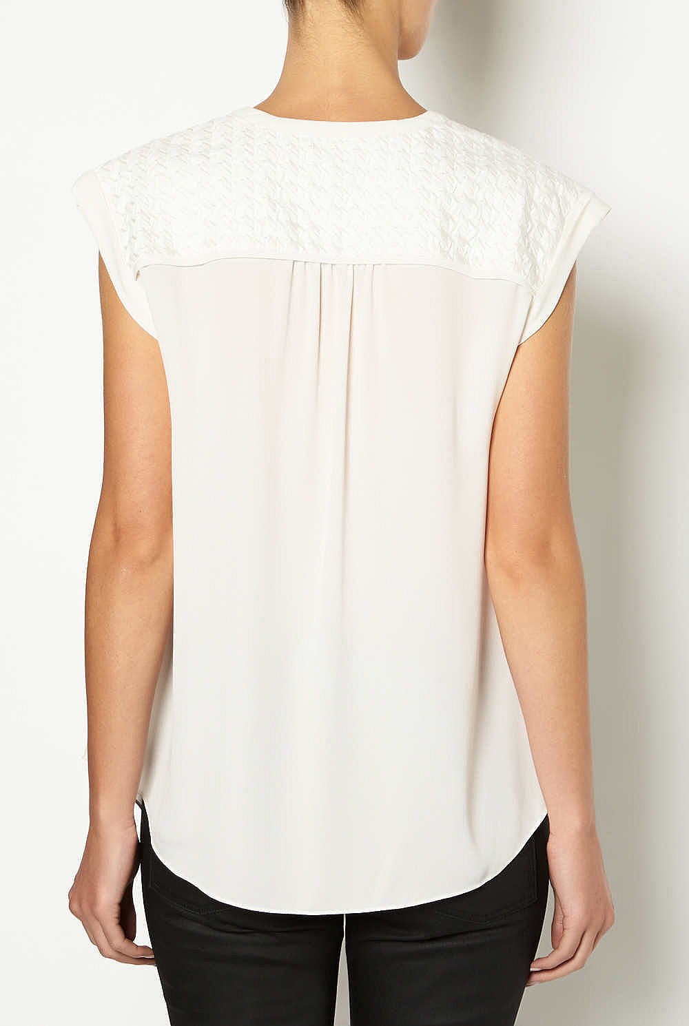 Zip Front Blouse
