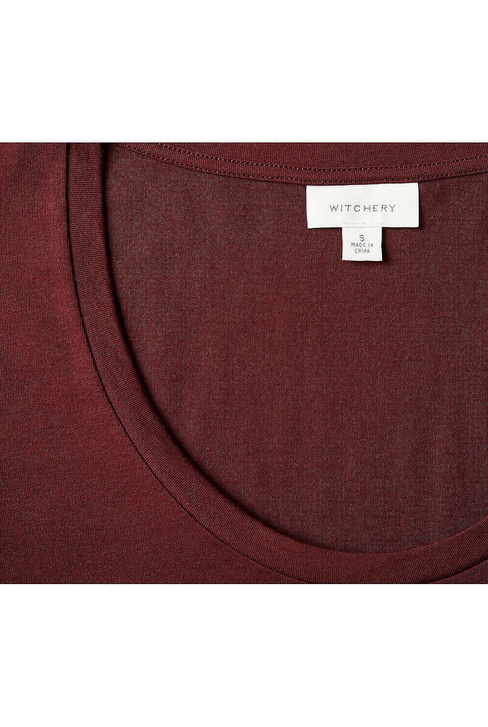 Cotton Basic Scoop Neck Tee