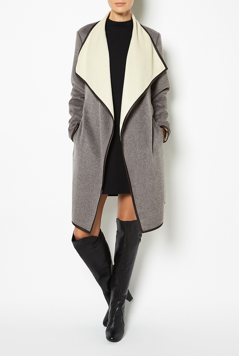 Trim Wrap Coat