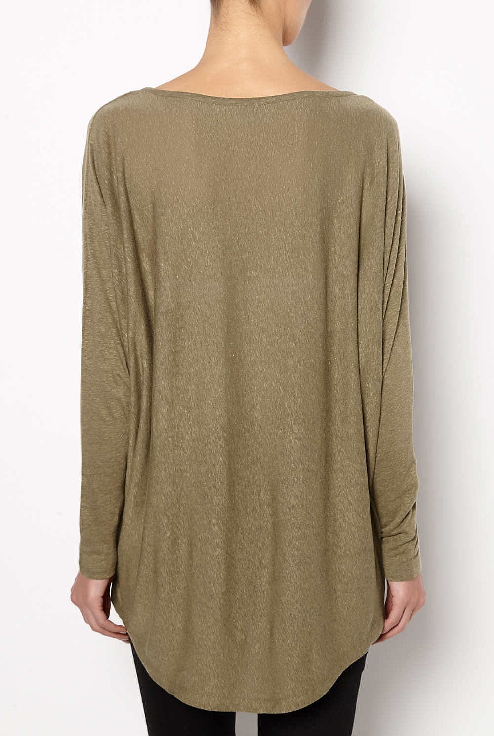 Linen Batwing Top