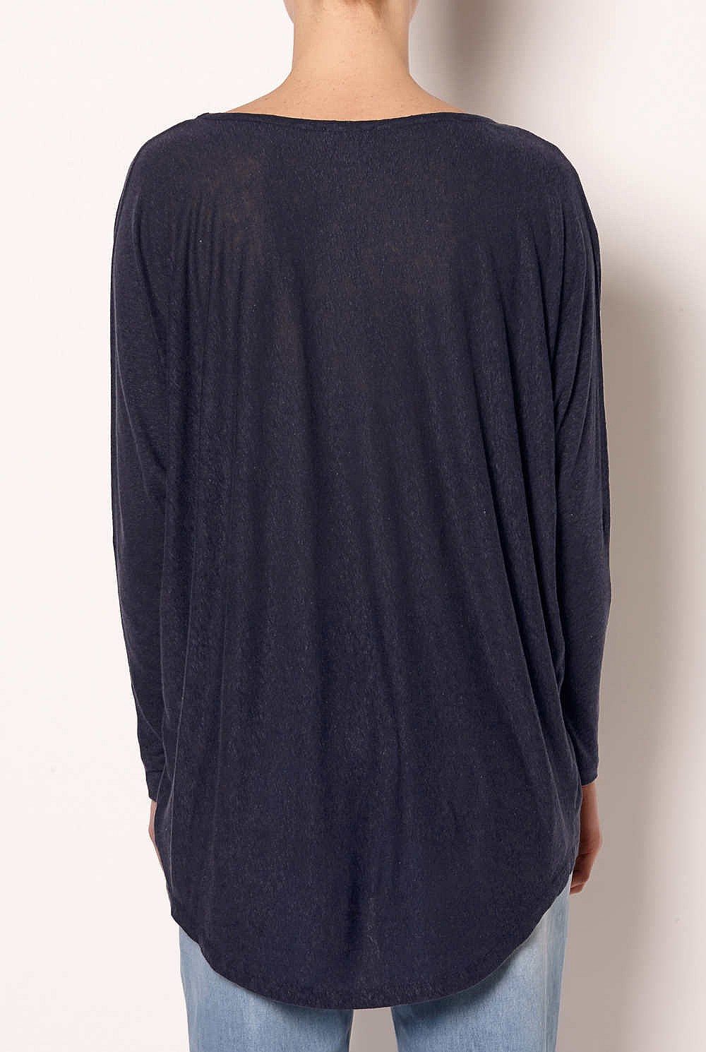Linen Batwing Top