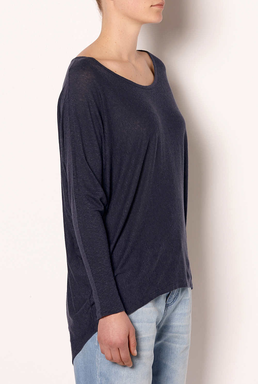 Linen Batwing Top