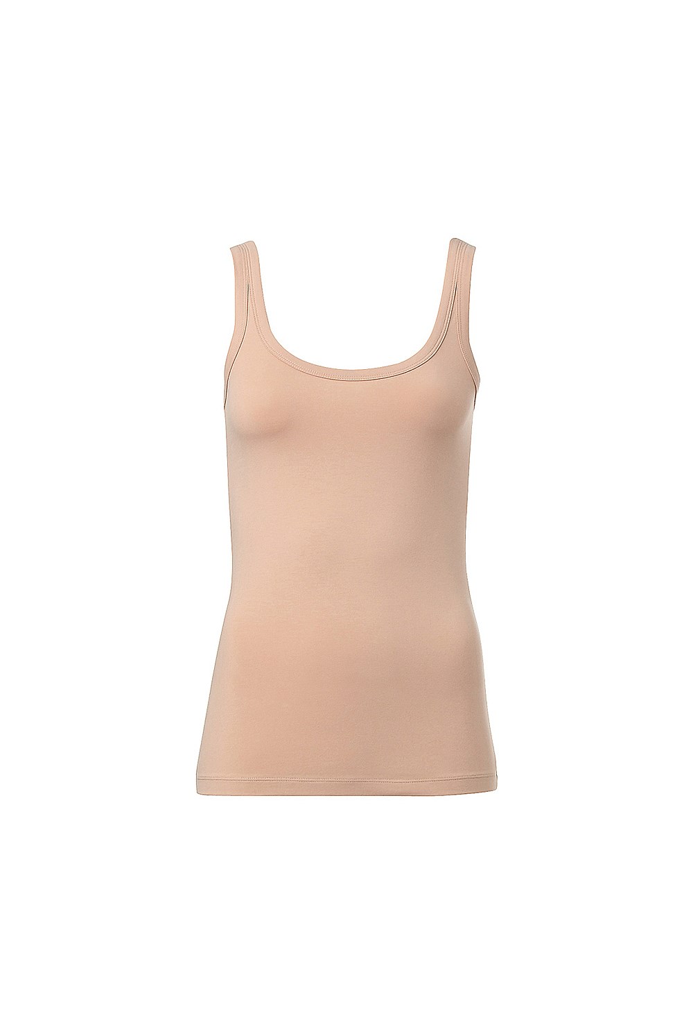 Cotton Basic Scoop Tank