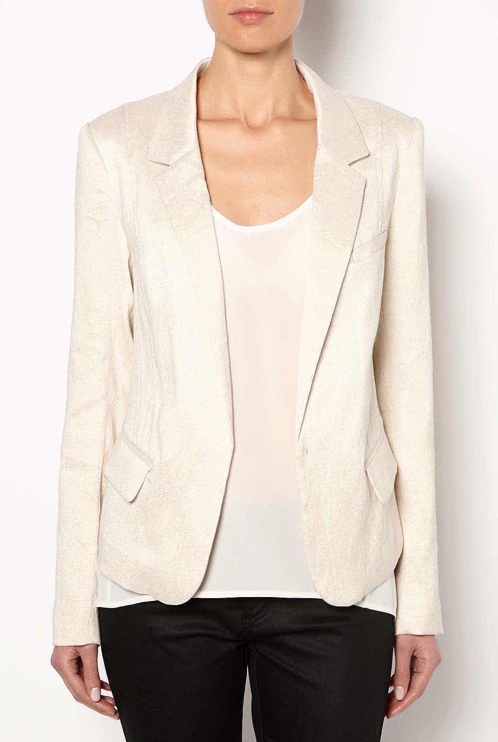 Linen Kick Back Blazer