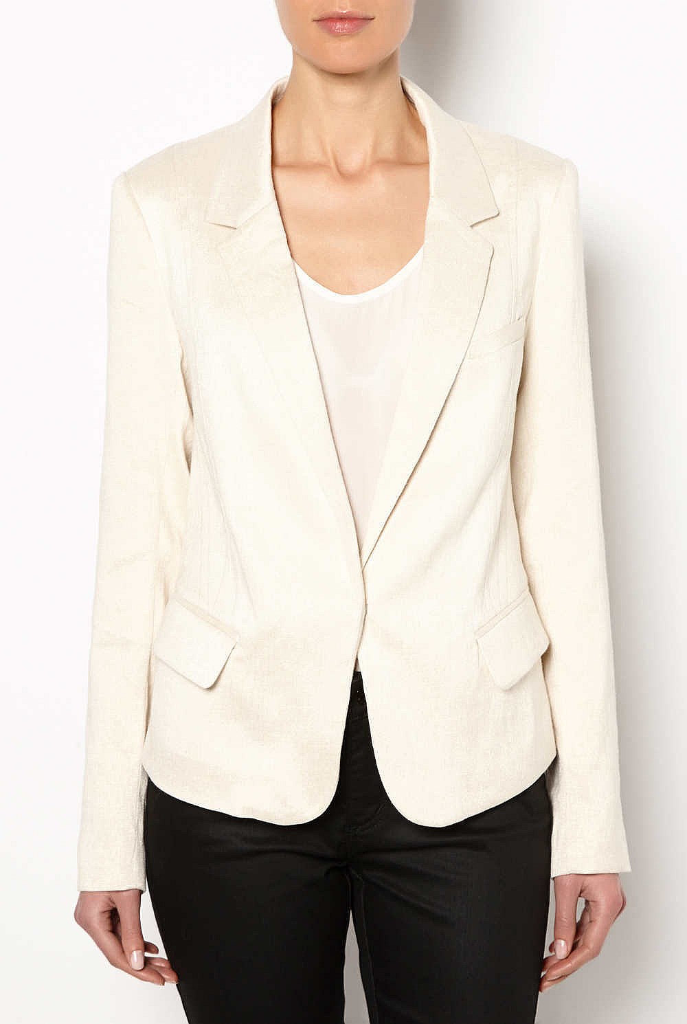 Linen Kick Back Blazer