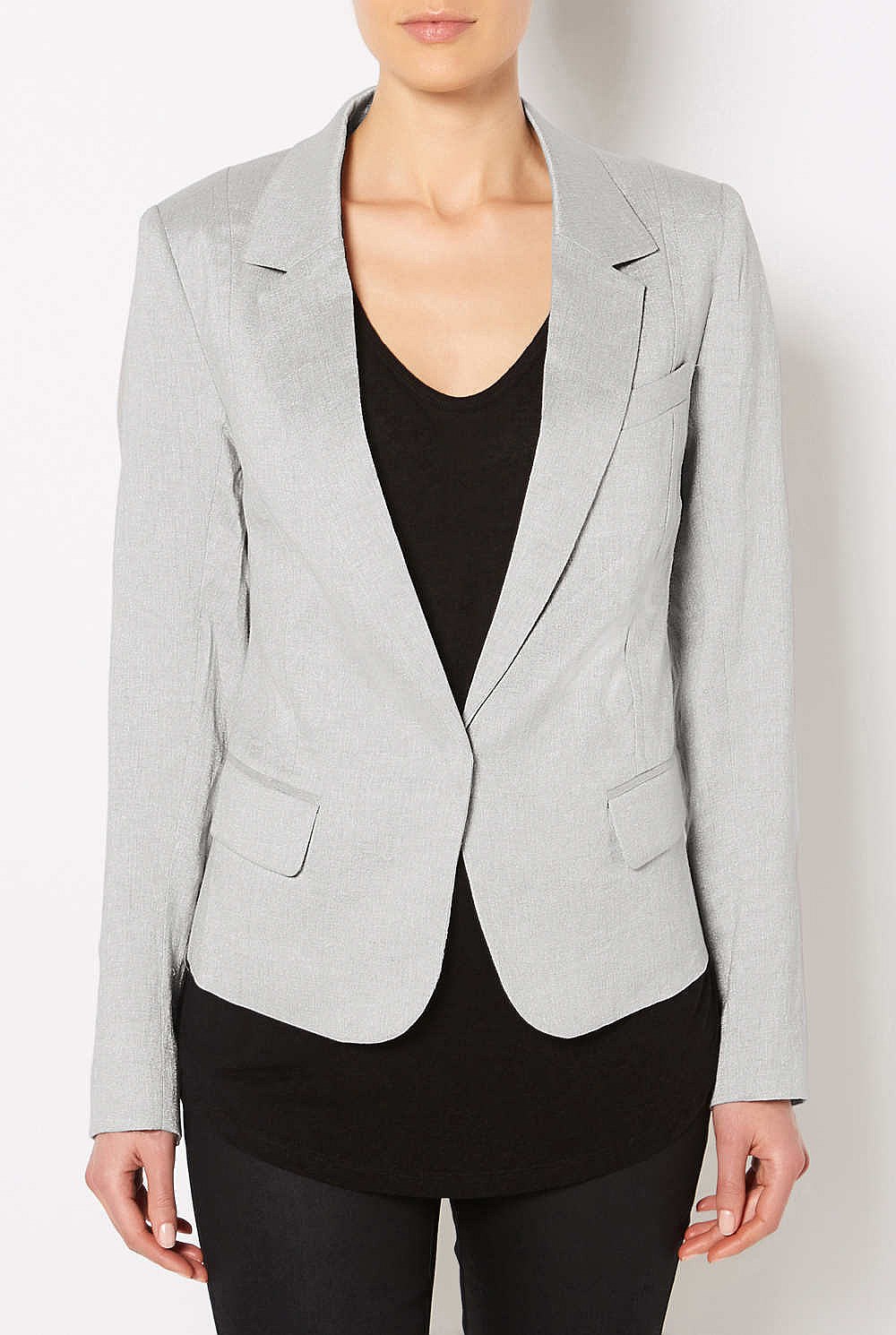 Linen Kick Back Blazer