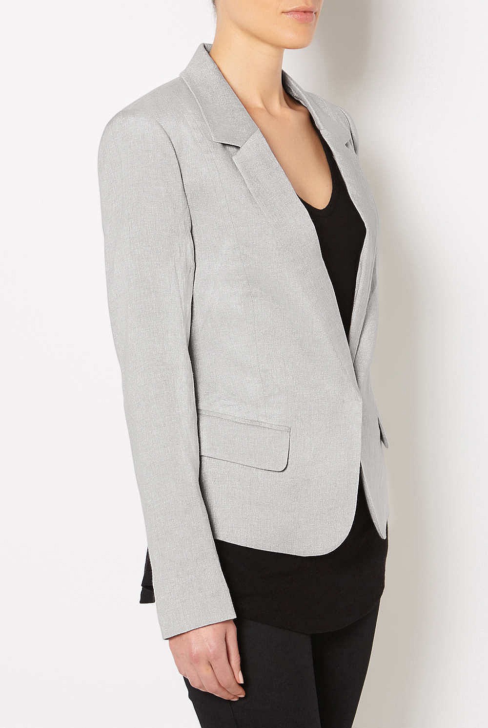 Linen Kick Back Blazer