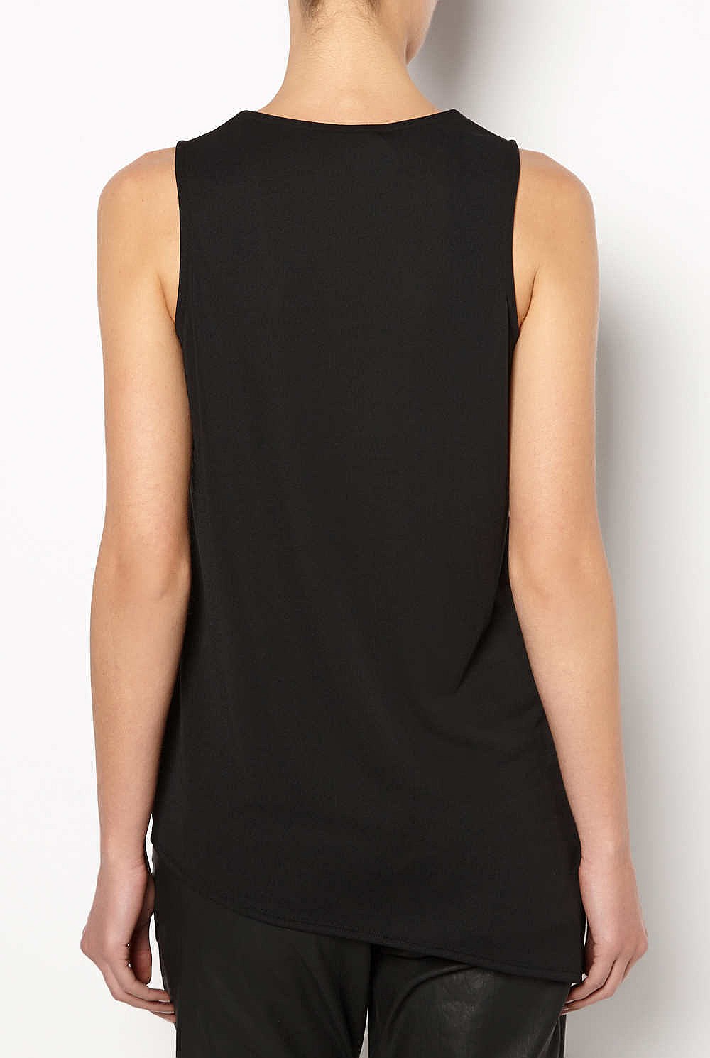 Leather Insert Top