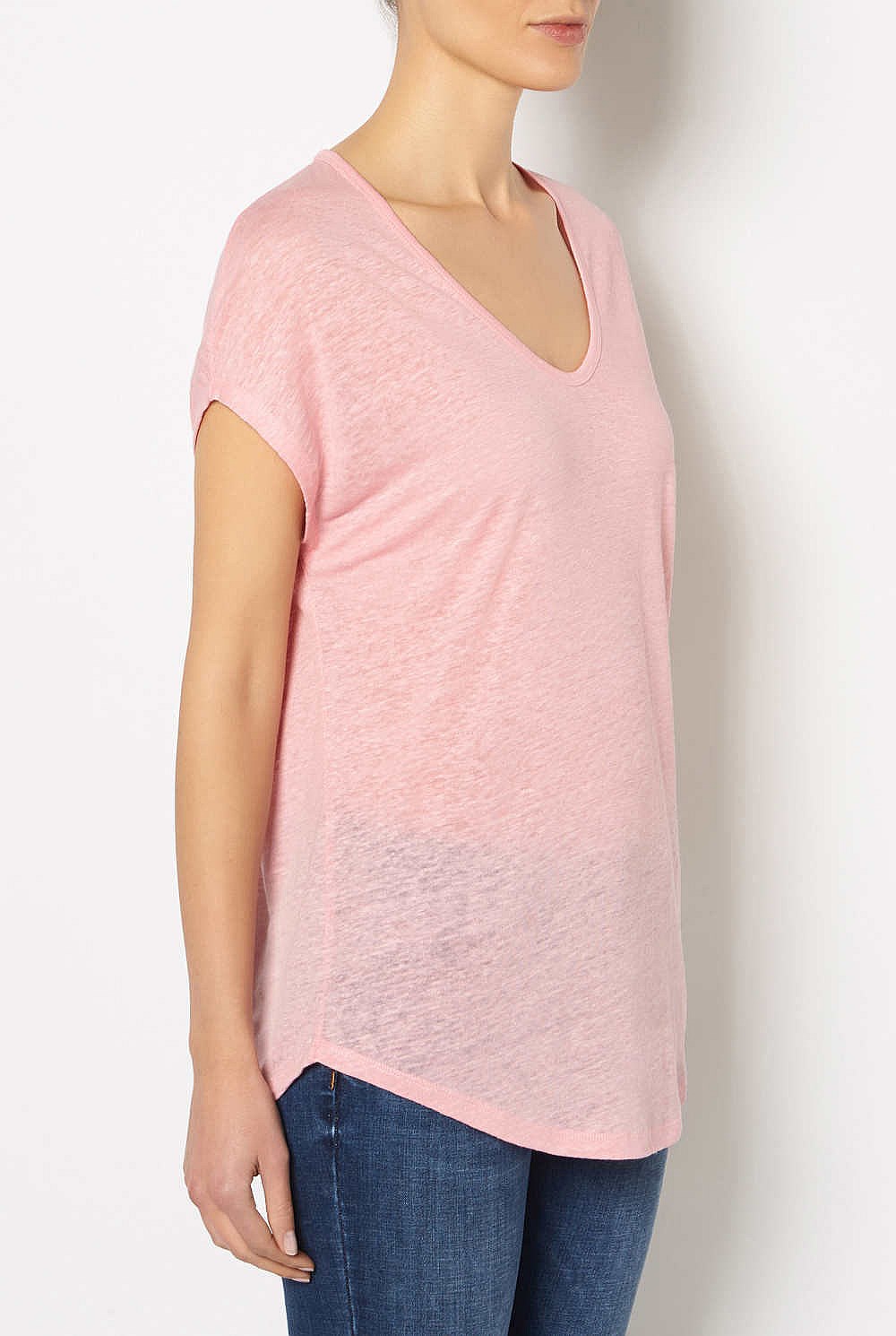 Linen Short Sleeve Tee