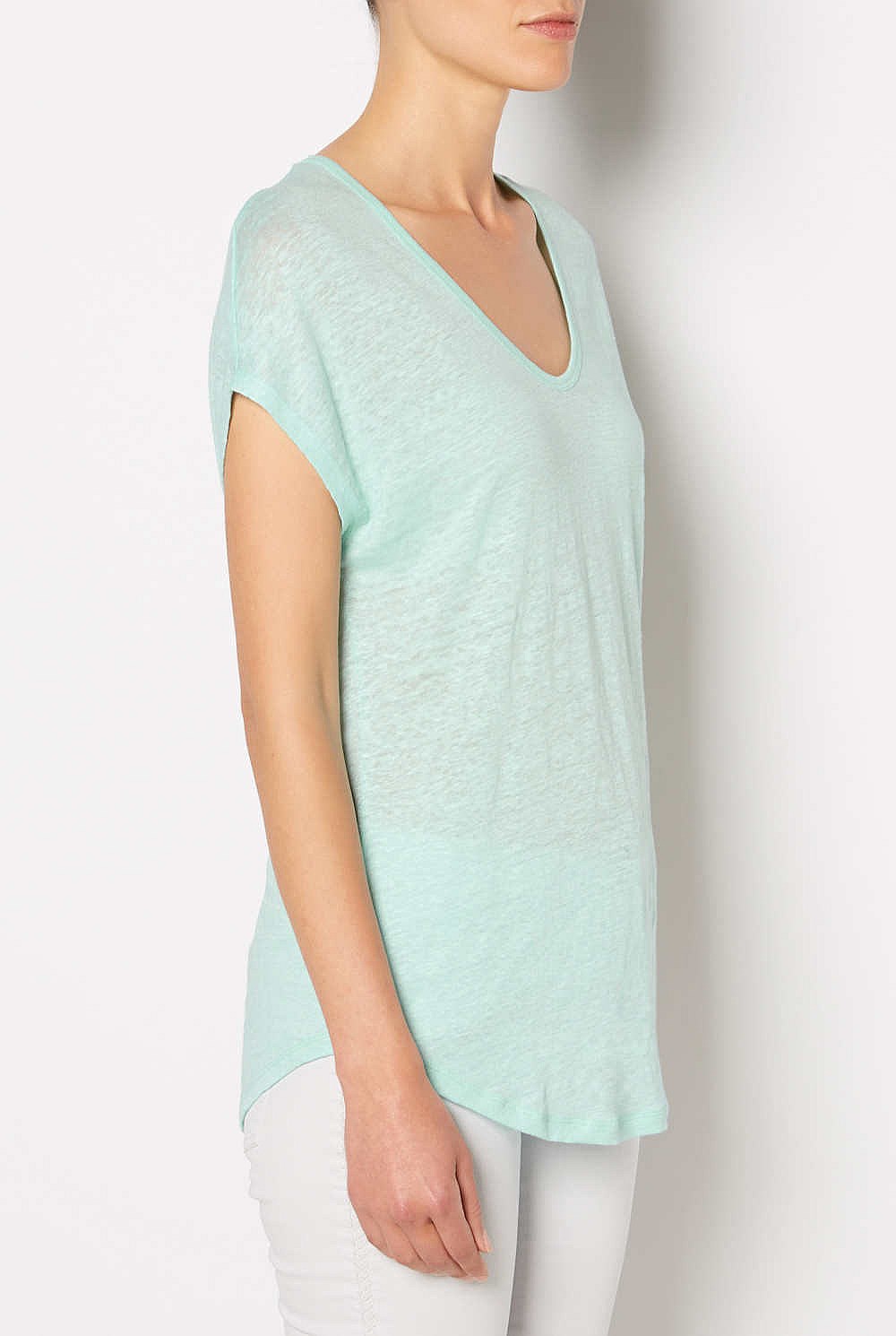 Linen Short Sleeve Tee