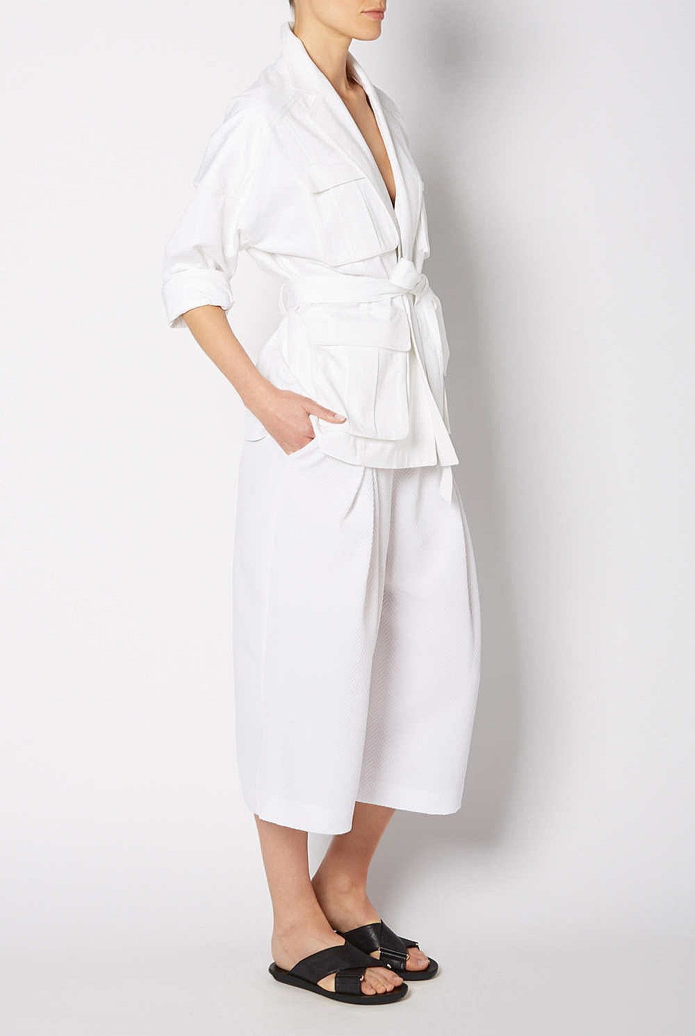 Sage Belted Jacket