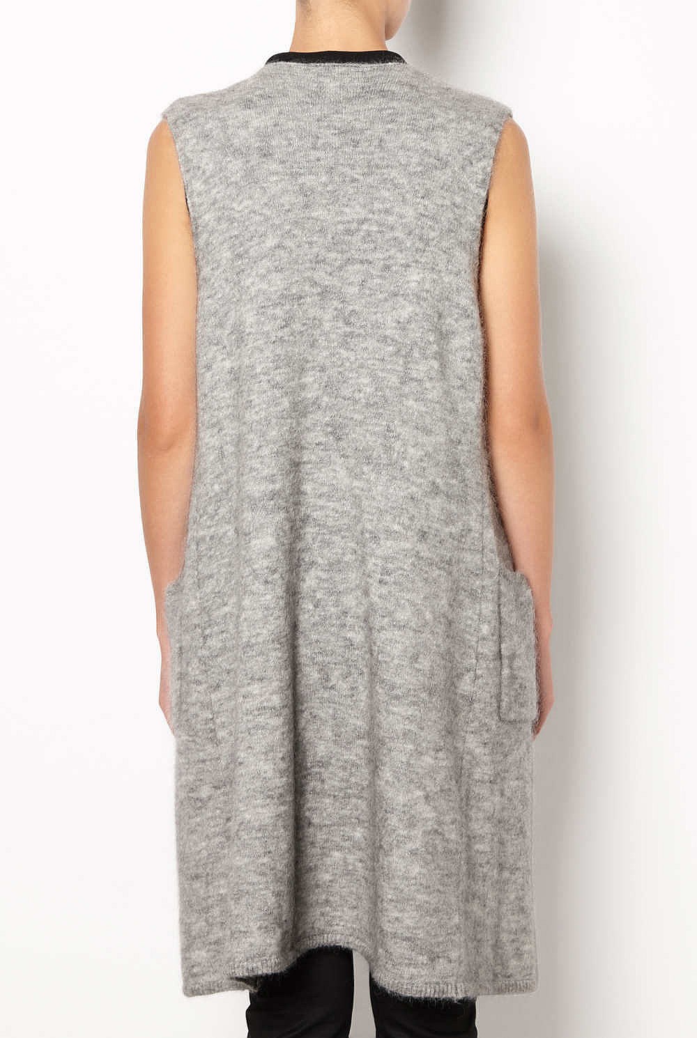 Sleevless Longline Gilet