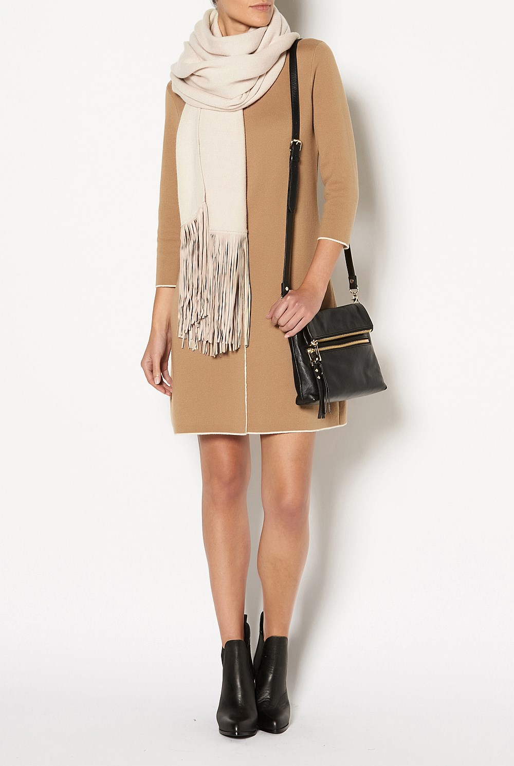 High Neck Knit Shift