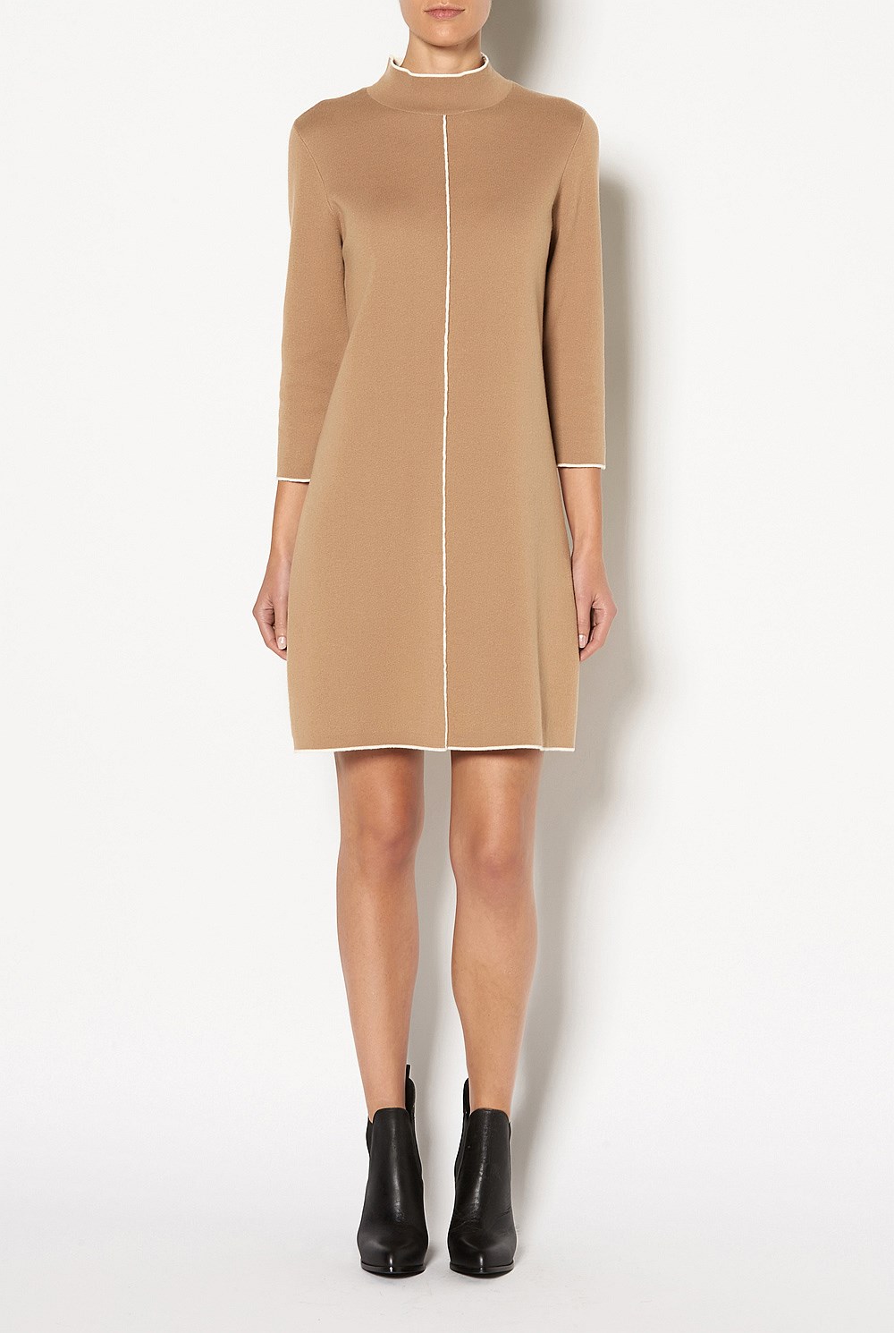 High Neck Knit Shift