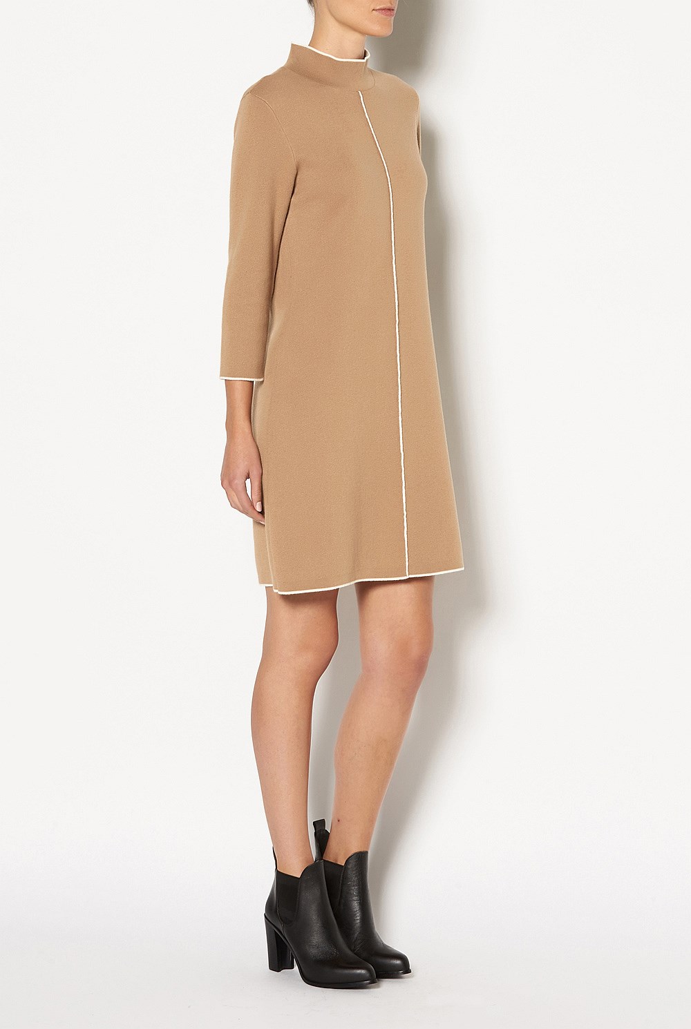 High Neck Knit Shift