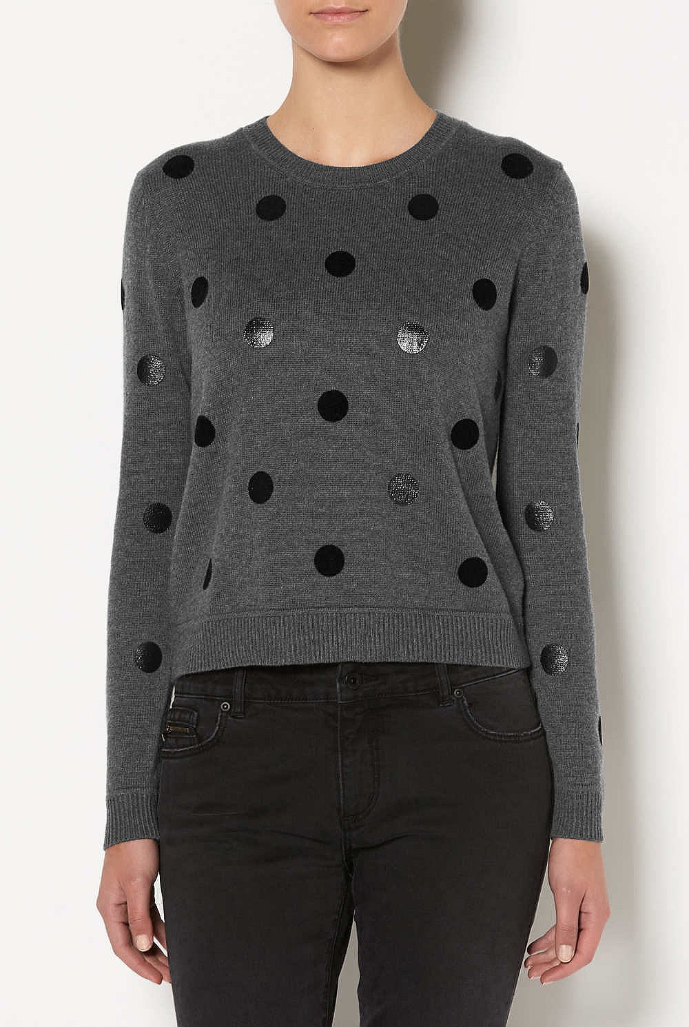 Flock Spot Knit
