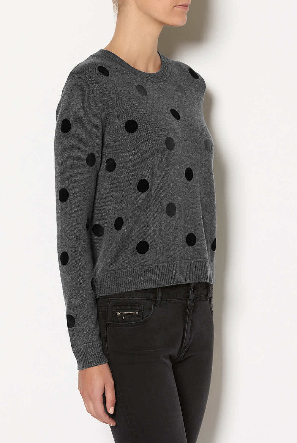 Flock Spot Knit