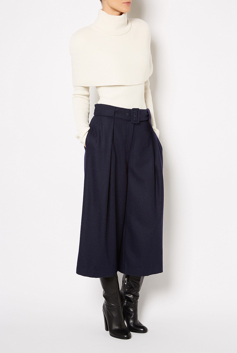 Farrah Turtle Neck Cape