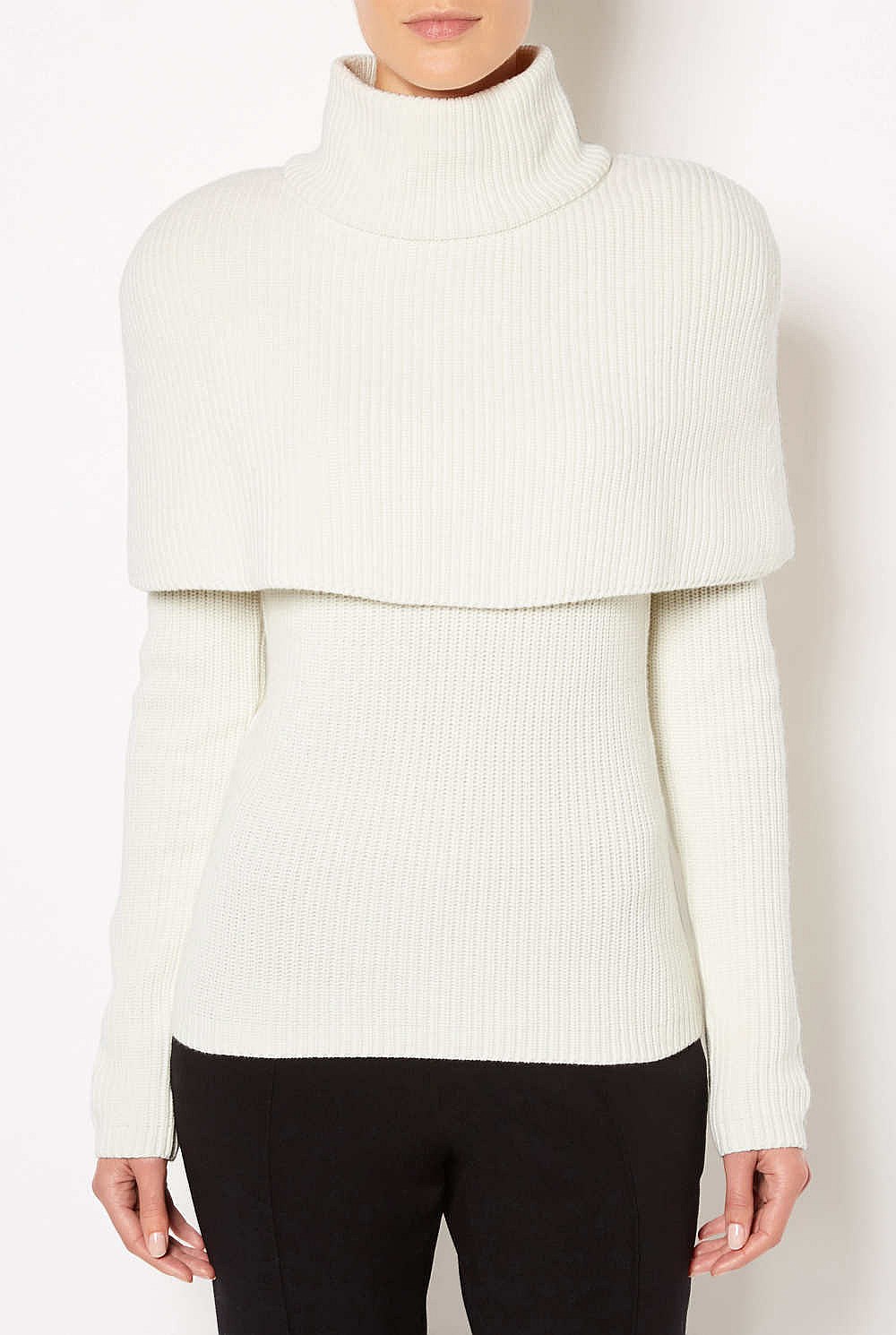 Farrah Turtle Neck Cape